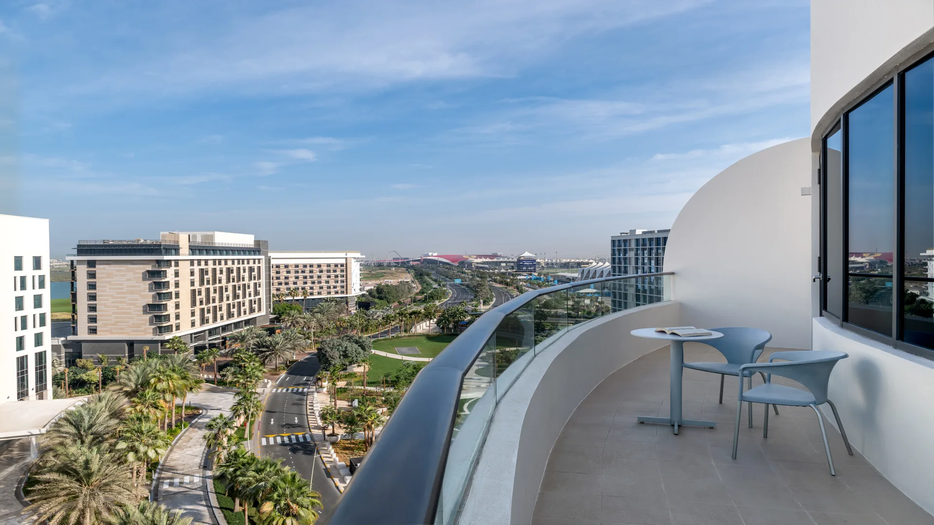 3 bedroom suite plaza view with balcony